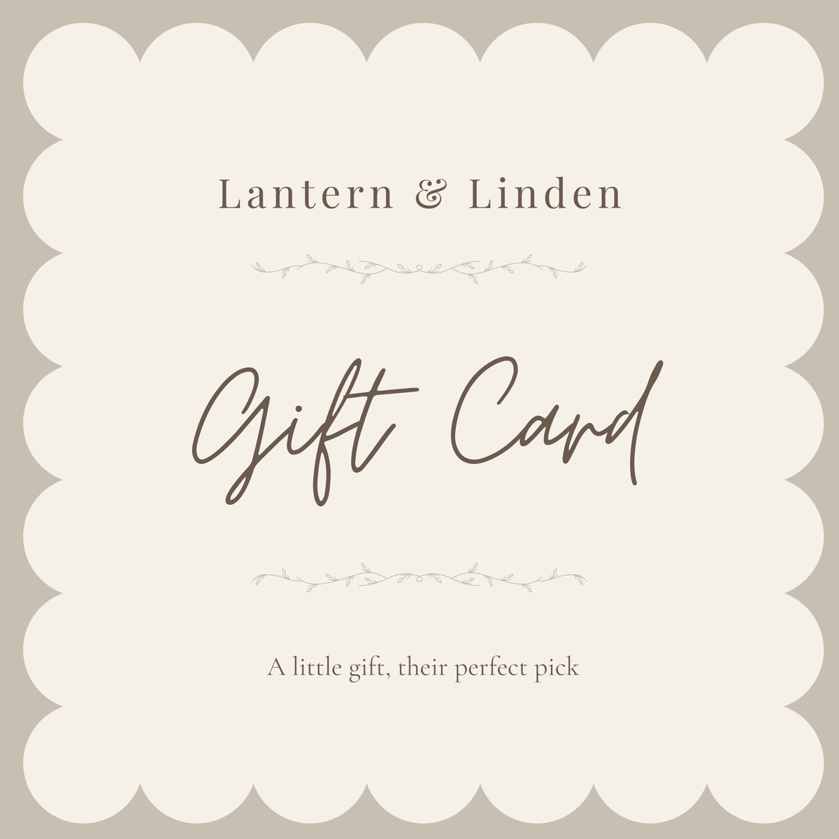 Lantern & Linden Gift Card