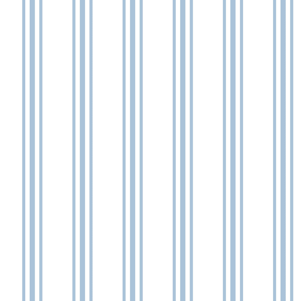 Pattern of vertical blue stripes on a white background