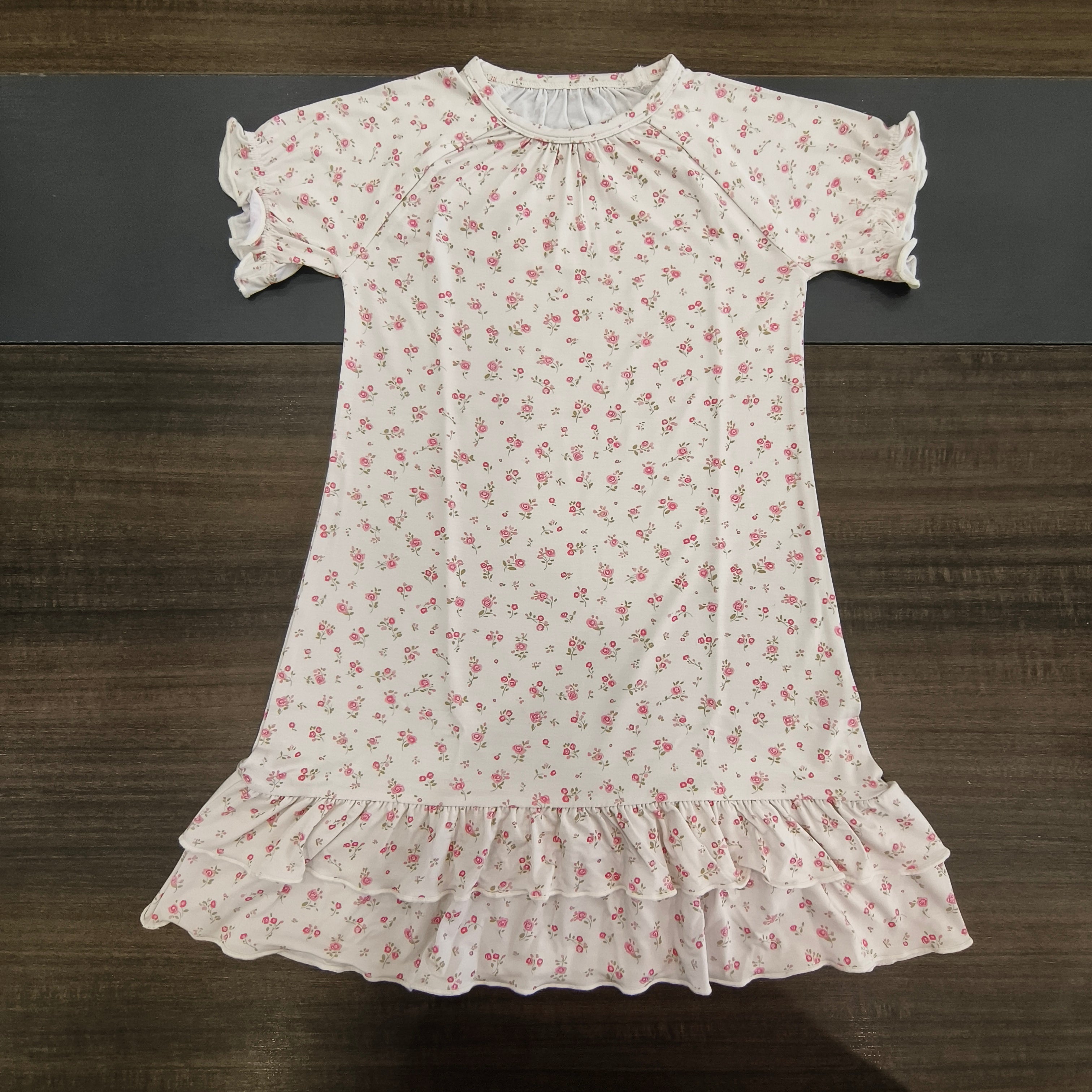 Flat lay of Little Rosebuds nightgown