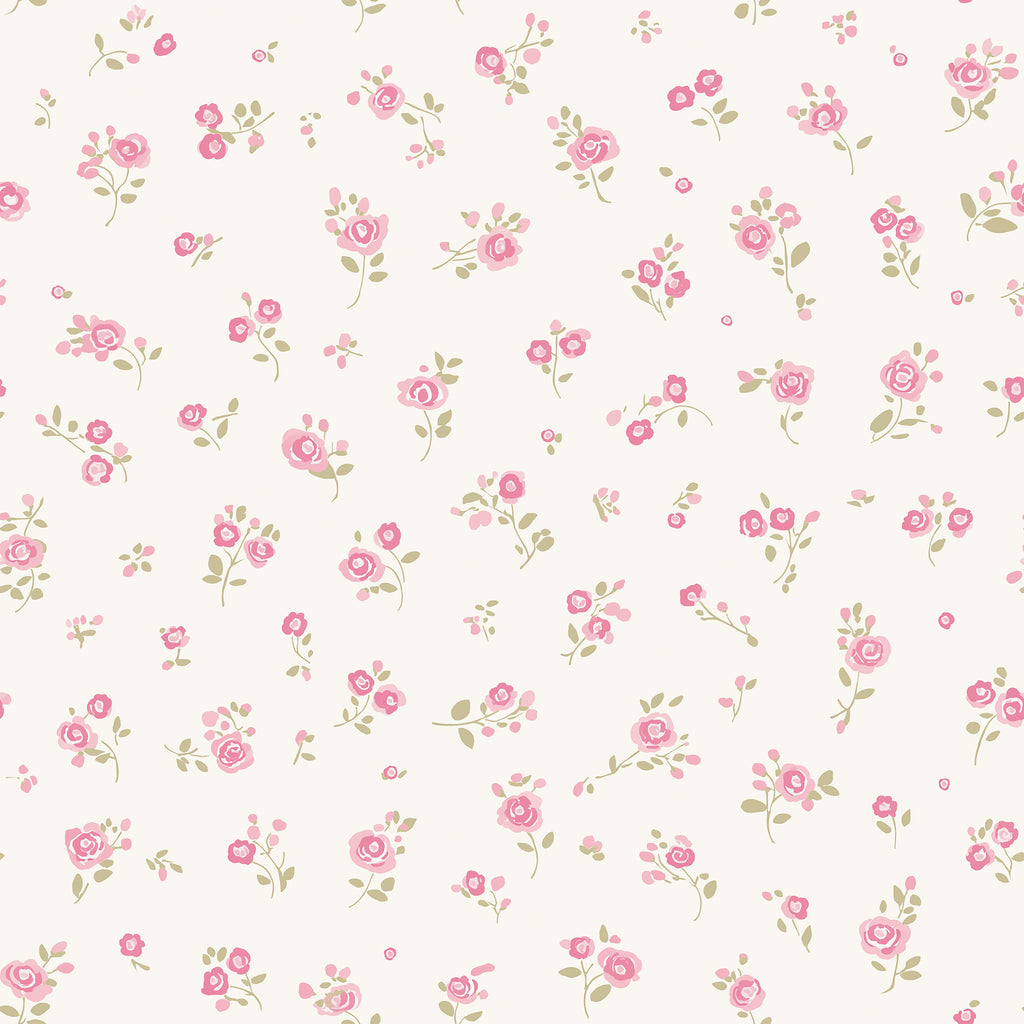 Detail of Little Rosebuds bamboo nightgown pattern